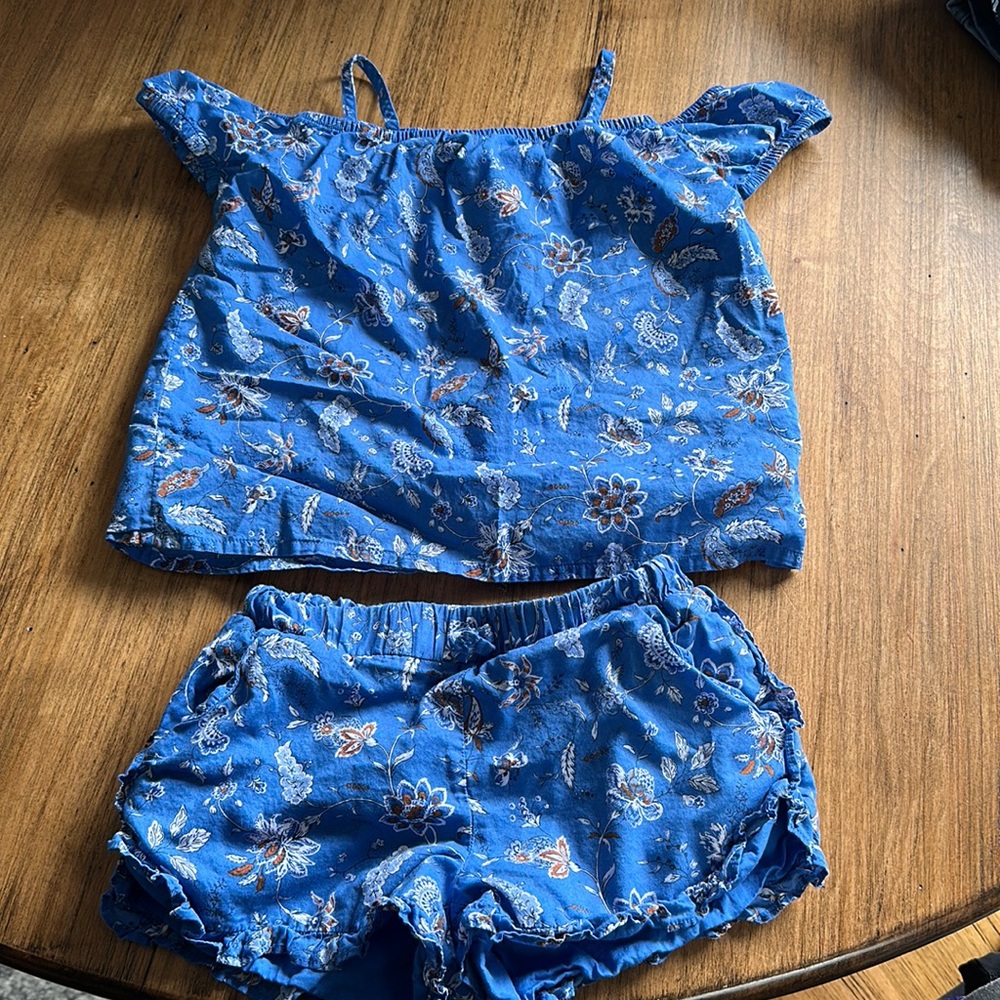 Janie and Jack shirt and short set